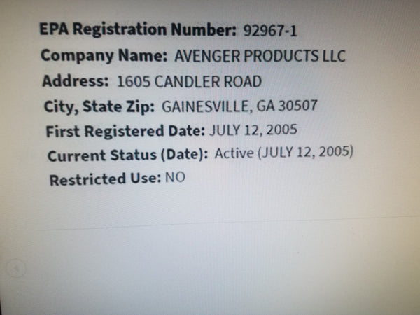 Avenger Organics Weed Killer Concentrate 2-Pack / 32 Ounces Each