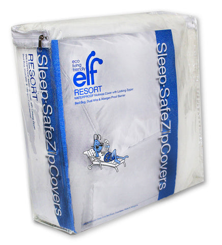 Resort Waterproof Allergy Zippered Mattress Encasement - Crib 6" - Eco Living Friendly (ELF Brands)