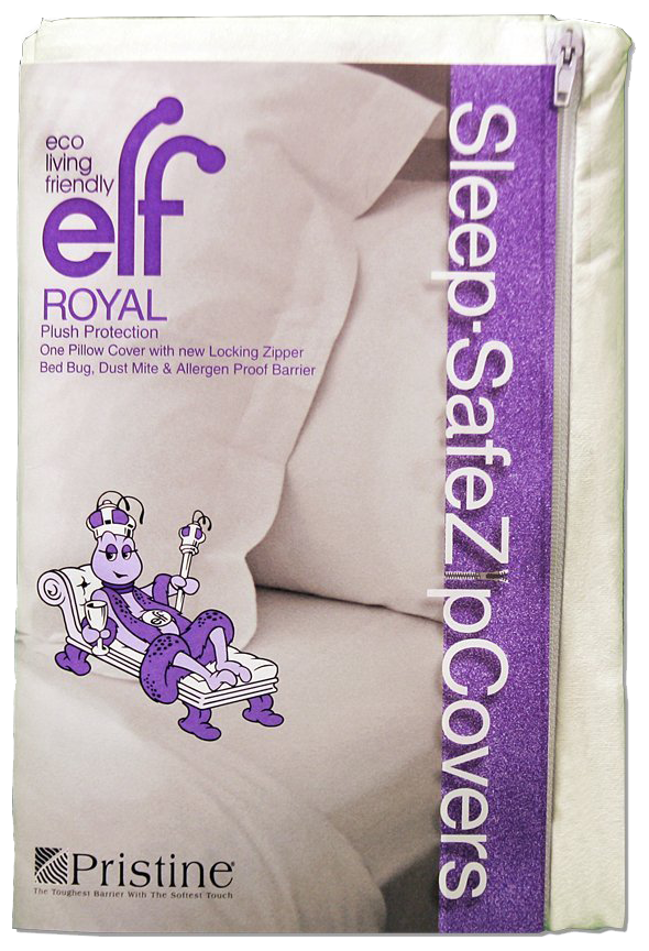 Sleep-Safe Zipcovers ROYAL Pillow Encasement - Zippered Cover Pillow  Protector - Dust Mite, Bed Bug, and Allergen Protection